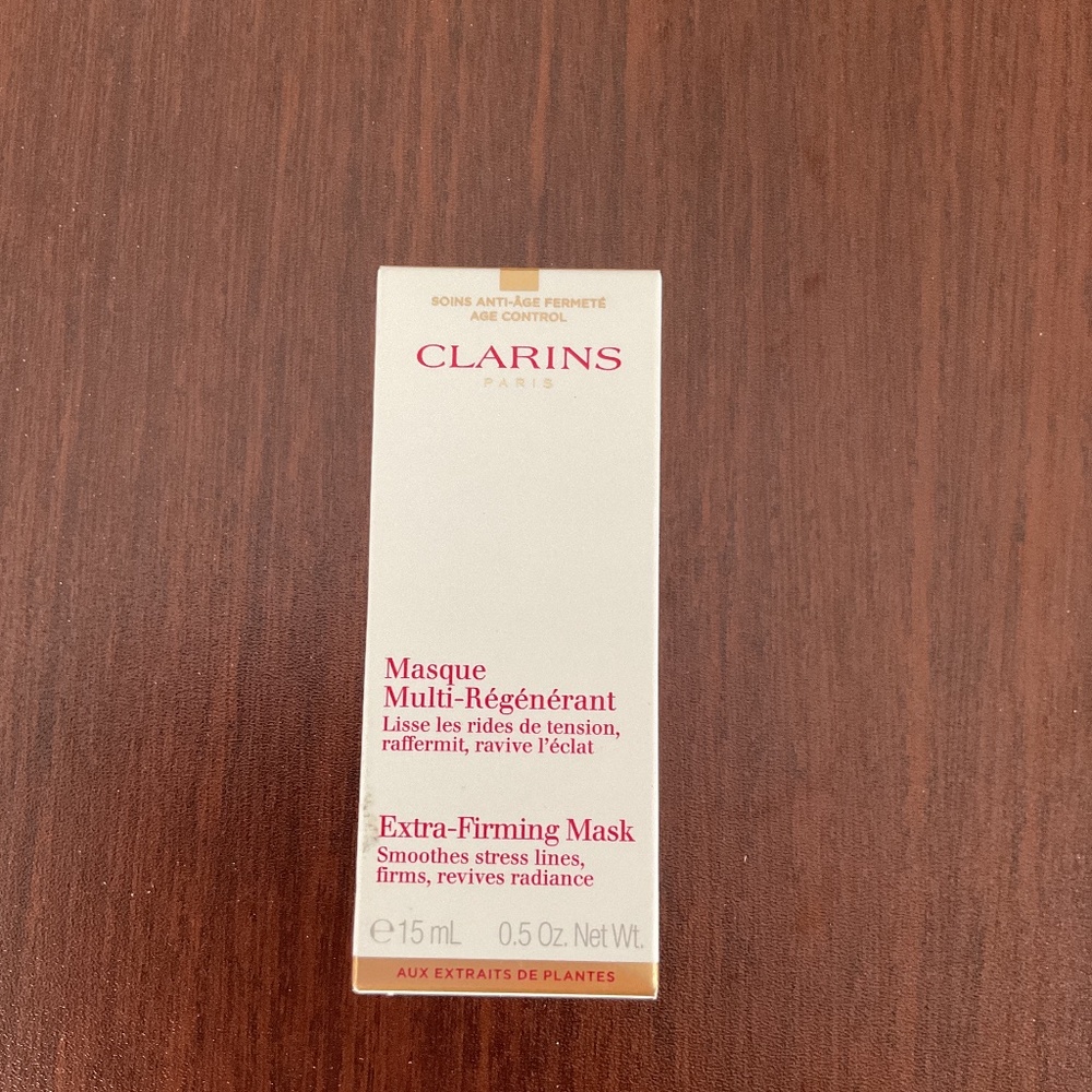 Clarins extra firming face mask